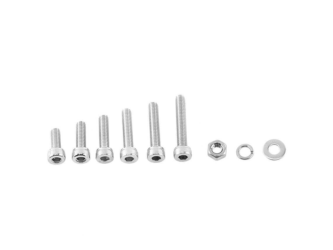 Conjunto De Parafusos Cabeça Sextavada Interna M3 304em Aço Inoxidável Para Eletrodomésticos E Escritórios A Cilíndrica