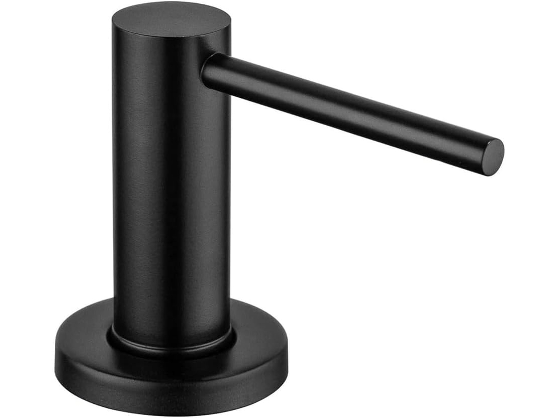 Dispensador De Sabonete Líquido Para Cozinha, Em Aço Escovado, Com Bomba Para Loção, Embutido, Fácil Gokoco