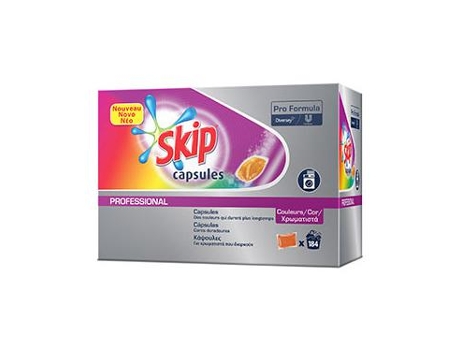 Detergente Capsulas Skip Professional Color 46x4 = 184 unidades
