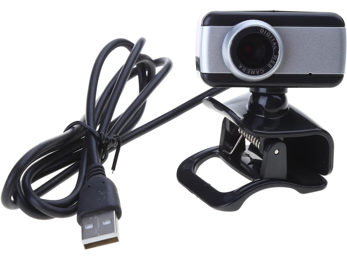 Webcam Portátil Com Microfone Estéreo Integrado E Conexão Usb Para Pc, Na