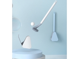 Escova Sanitária De Silicone Para Golfe Com Suporte Para Escova Sanitária De Parede - Branca SUNNY SPACES