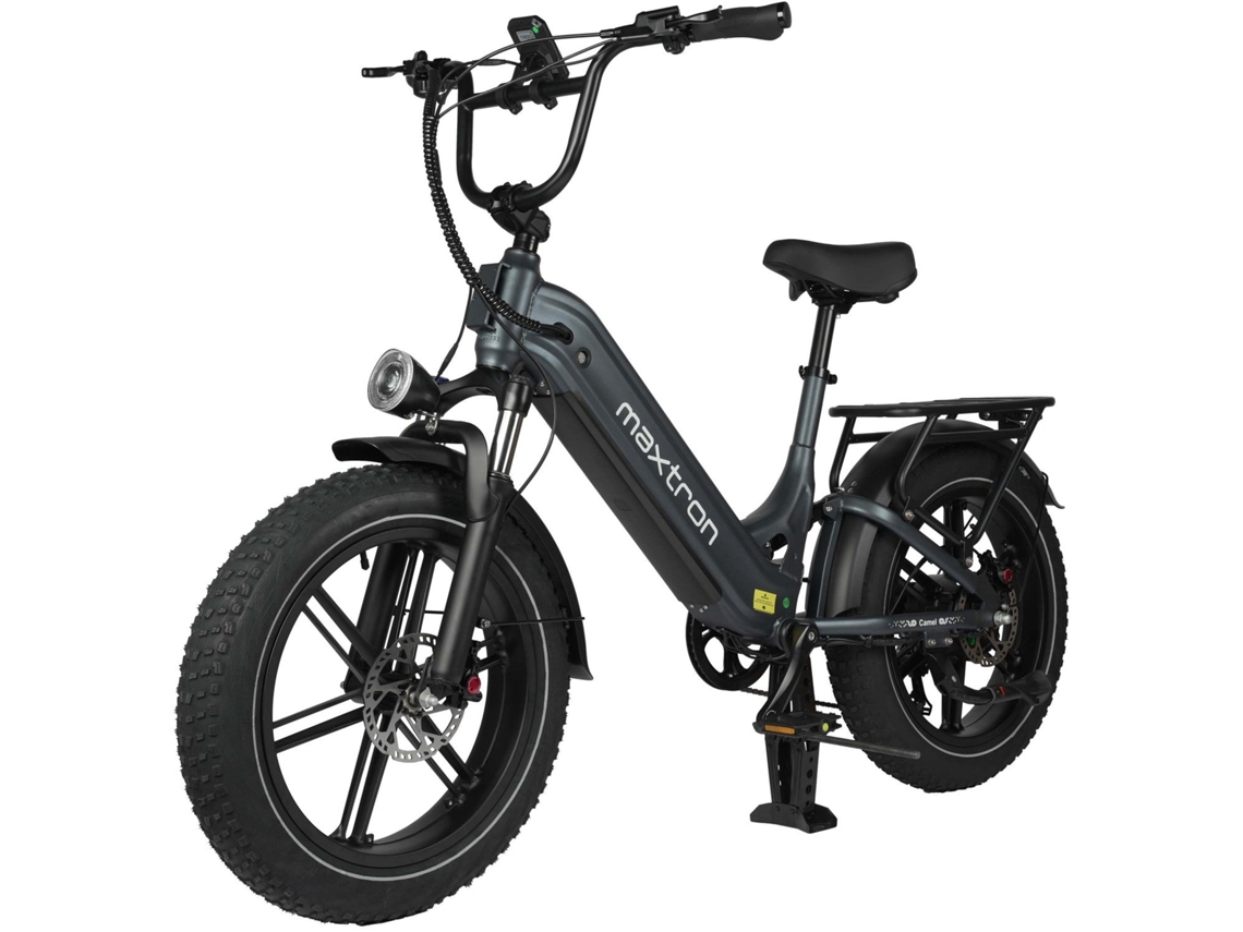 Bicicleta Elétrica MAXTURN Camel Motor 250w Bateria 48v18ah 20'' Travão a Disco Hidráulico Cinza