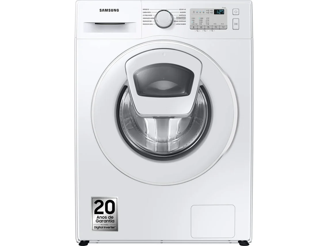 Máquina de Lavar Roupa SAMSUNG WW90T4540TH (9 kg - 1400 rpm - Branco)
