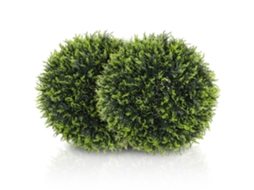 Conjunto de 2 cedros artificiais, planta de interior de 45 cm, planta artificial, planta decorativa, plantas decorativas para casa, mesa, corredor.