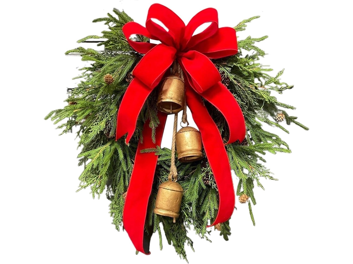 Guirlanda Decorativa De Natal, Artificial, Com Pinhas E Variante 1165