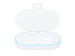 Organizador Portátil Para Medicamentos Com 7 Compartimentos, Ideal Casa E Viagens. Aquaforge