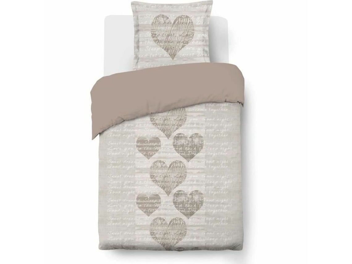 Conjunto de capa de edredom VISION Dream (Bege)