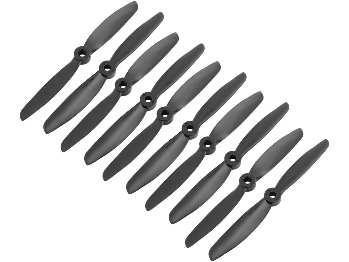 5 pares de hélices Pretas 5040 Cw Ccw x 4 Polegadas com 2 pás para quadricópteros e multicópteros CHABERLU