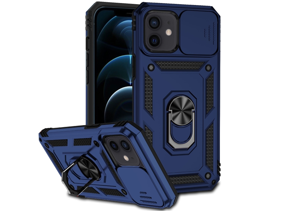 Capa Para Iphone 12 Mini - Suporte Deslizante Para Câmera