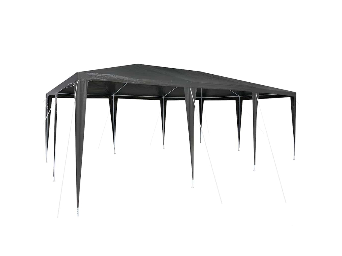 Conjunto 1 Tenda De Festa Vidaxl Antracite Polietileno (600 X 400 X 266 Cm)