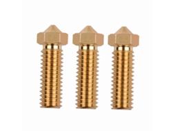 Bico De Extrusor De Latão Volcano M6 0.8mm Para Impressora 3d Sidewinder X1 Tevo 1.75mm Filamento 3pcs