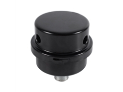 Filtro Silencioso De Entrada Para Compressor De Ar Ferro Preto Rosca 3/8" 16mm Sem Óleo