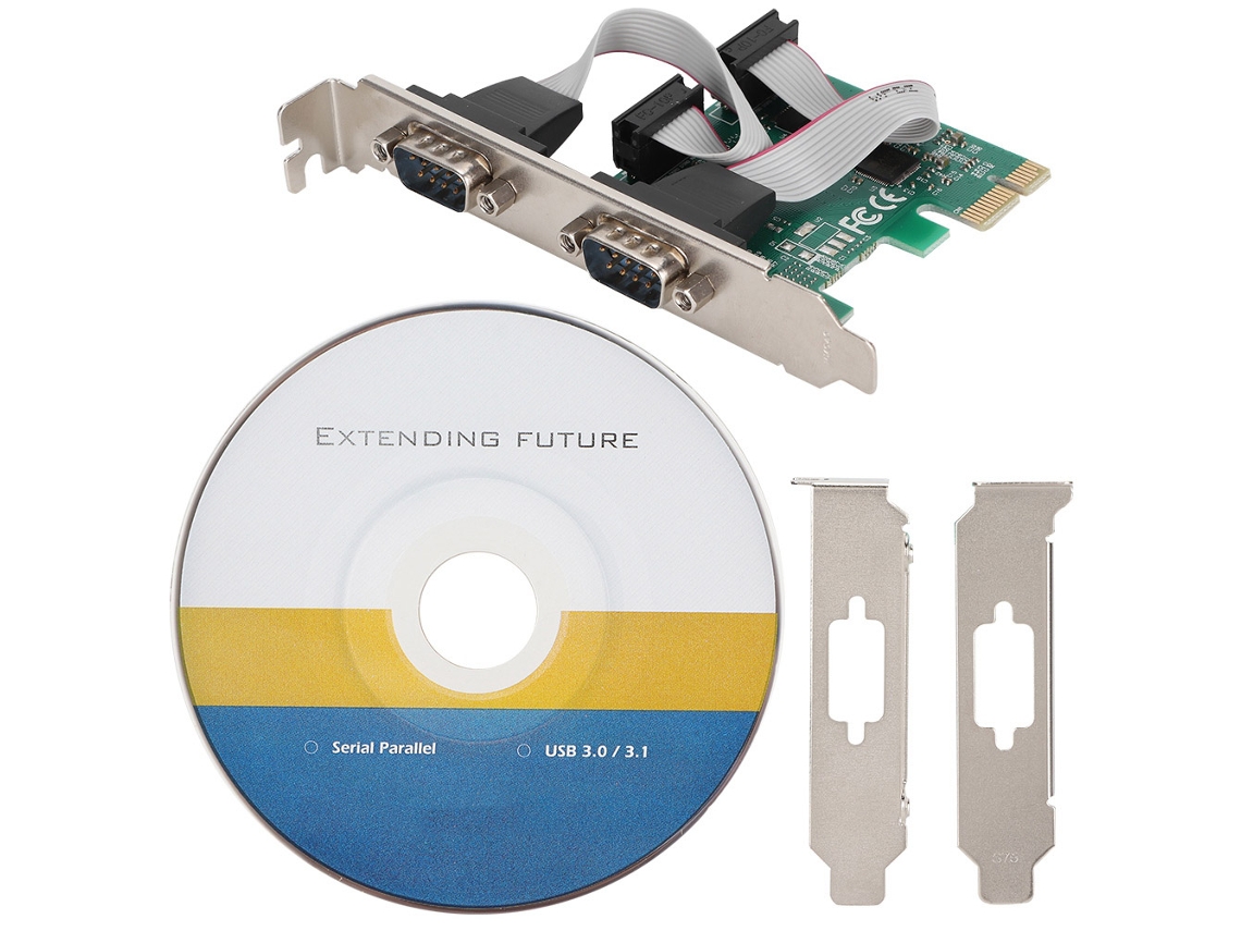 Placa Serial Pci e 2 Portas LAXISCREED