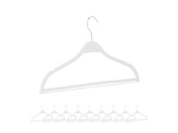 Cabides De Palha De Trigo Com Barra Para Calças Pacote Com 10