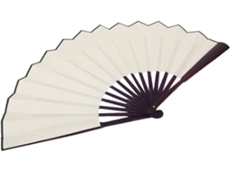 Leque Dobrável De Madeira, 33 Cm/13 Polegadas, Leque Portátil De Bambu Com Nervuras, Para Presente De De Casa