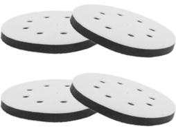 Conjunto De 4 Almofadas Amortecimento Esponja Pretas Para Lixar E