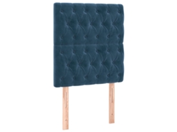 Cabeceira Azul Escuro 80x7x118/128 Cm Veludo MAISON EXCLUSIVE