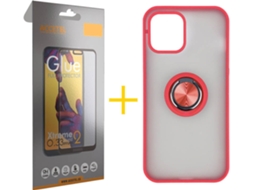 Capa + Película para iPhone 12 ACCETEL Vermelho