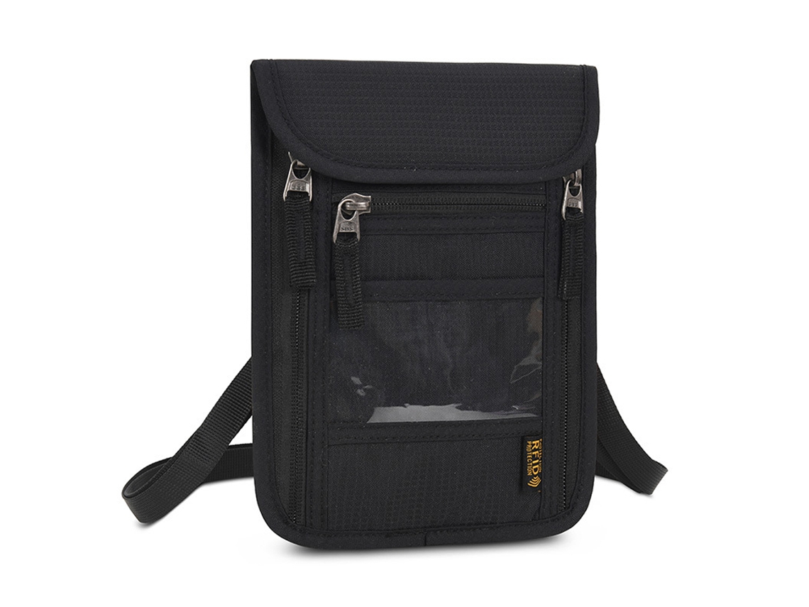 Bolsa Para Passaporte, Mala De Bordo, Preta