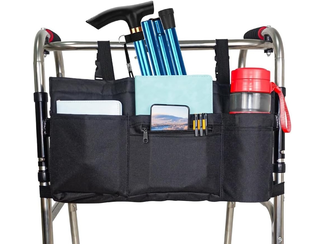 Bolsa para Andador SFUSHOS Compartimento Térmico, Porta copos, Dobrável