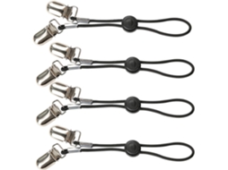 Conjunto De 4 Prendedores Lençol Com Elásticos E Presilhas Metal Para Uma Casa Limpa Organizada Antiderrapantes