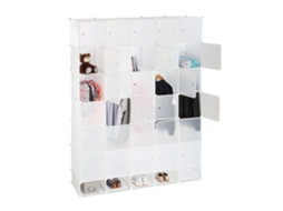 Guarda-roupa Modular Xxl Com 25 Compartimentos E 5 Varões