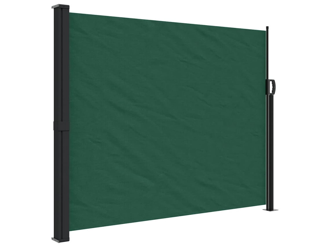 Retractable Side Awning, Retractable Side Awnings Vidaxl Verde Poliéster (170 X 300 Cm)