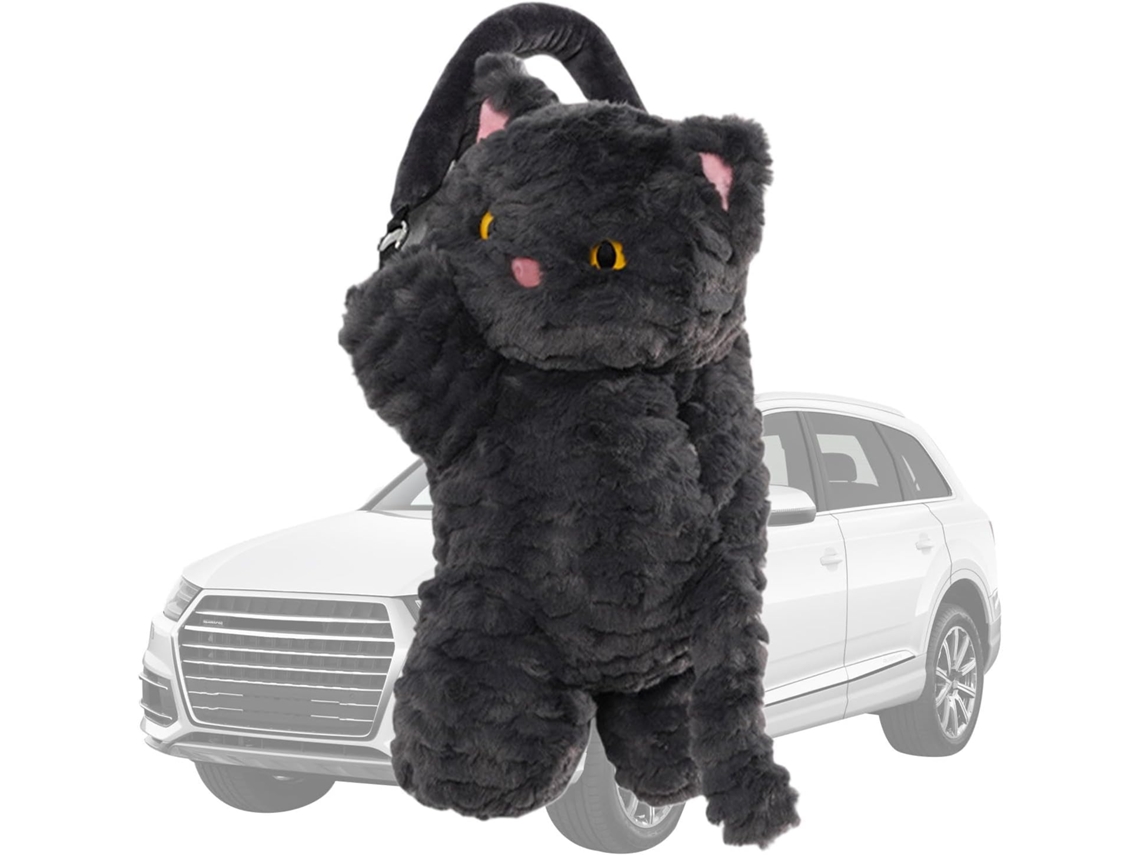 Porta-lenços De Pelúcia Em Formato De Gato Preto |