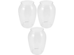 Conjunto de 3 Peças de Vidro Vintage, Duráveis. SFUSHOS