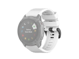 Pulseira De Relógio Lurelia Para Garmin Fenix 6x 26 Mm Branco