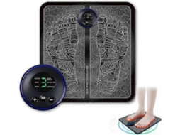 Massageador De Pés Ems, Máquina Massagem Elétrica Para Os Pés, Elétrico Dobrável E Portátil, 6 M Odos 9 Intensidades, Alív