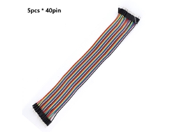 Cabo Jumper Para Breadboard Pcb 5pcs Com 40 Pinos Coloridos, 10/20/30cm