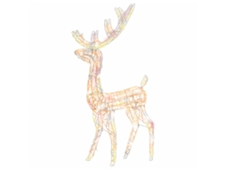 Reindeer Christmas Decoration, Reindeer Christmas Decorations Vidaxl (70 X 26 X 128 Cm)