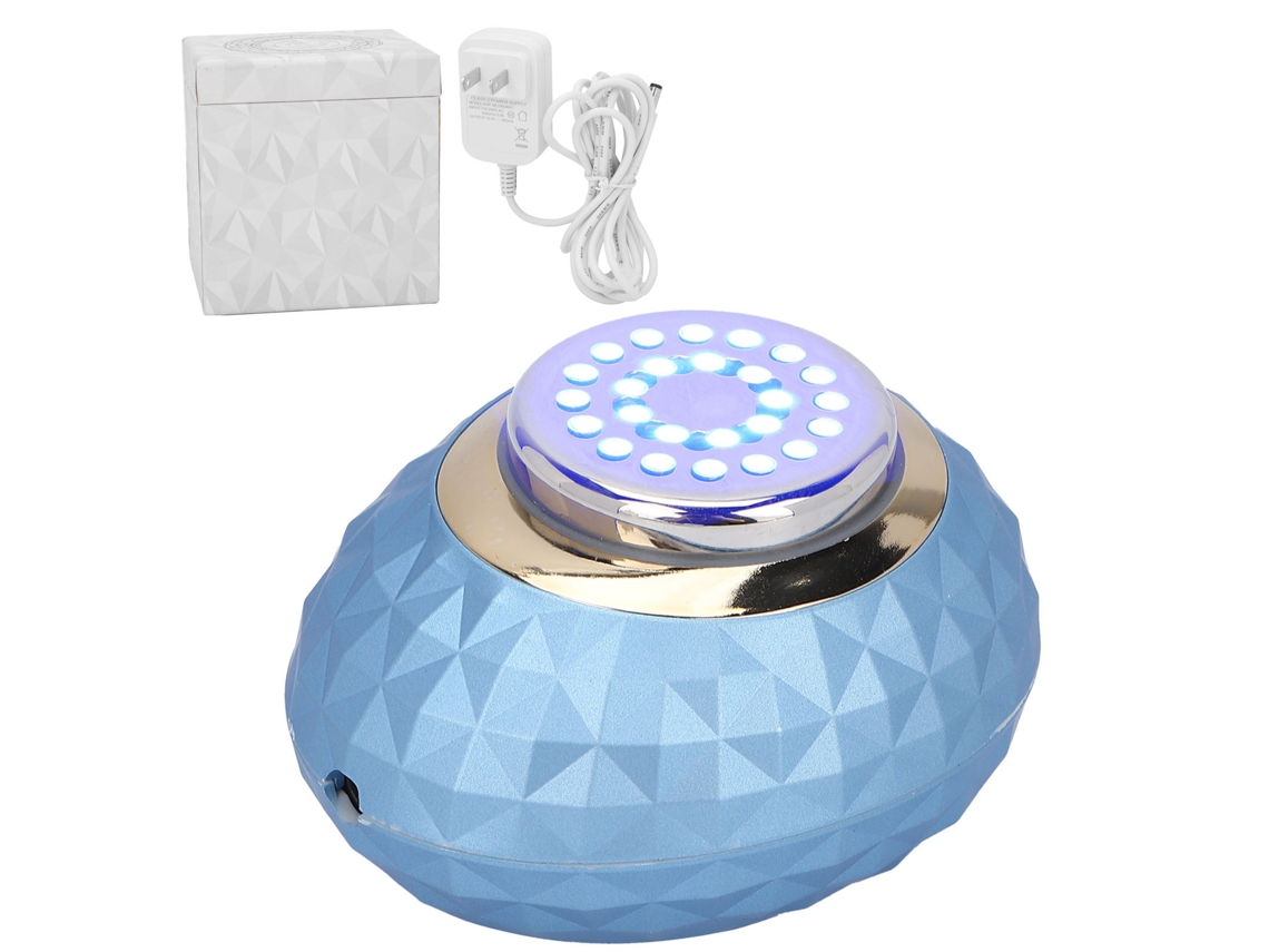 Máquina de beleza facial com luz azul e calor, antiacne para reparação profunda da pele, tomada americana de 100-240 V