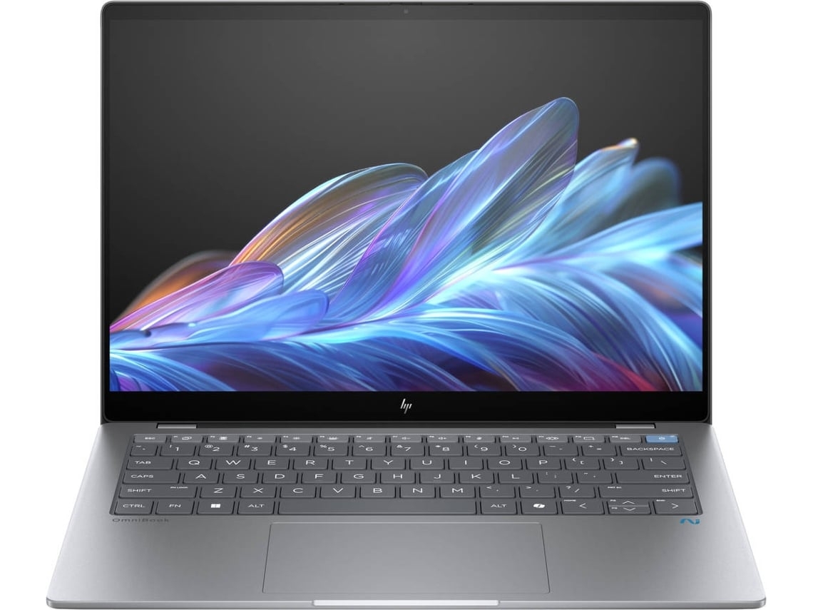Portátil HP OmniBook X 14-fe0002np (Outlet Caixa Aberta - 14'' - Snapdragon X Elite X1E-78-100 - RAM: 32 GB - 1 TB SSD - Qualcomm Adreno)