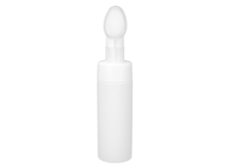 Com Escova Frasco de Silicone Recarregável de 200ml para Sabonete Facial Espumante