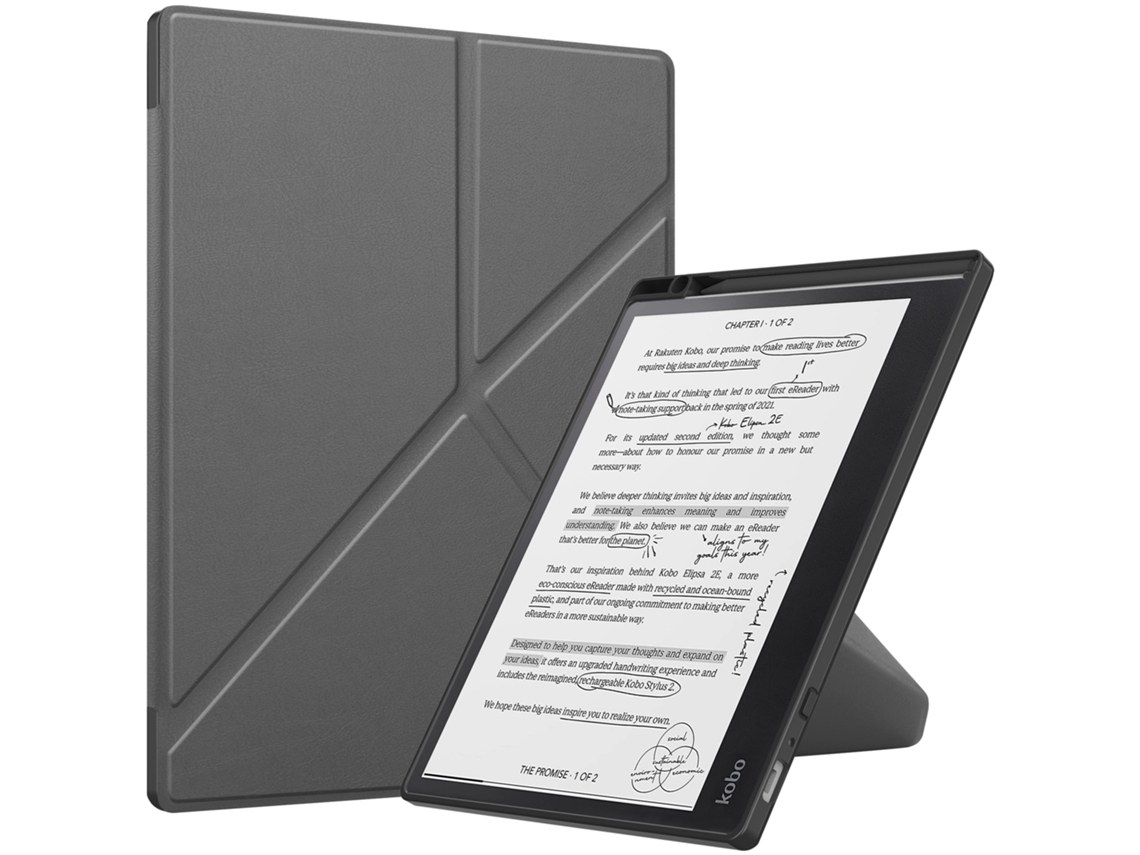 Capa Para Leitor De Livros Digital Elipsa 2e 10.3 Polegadas Cinza