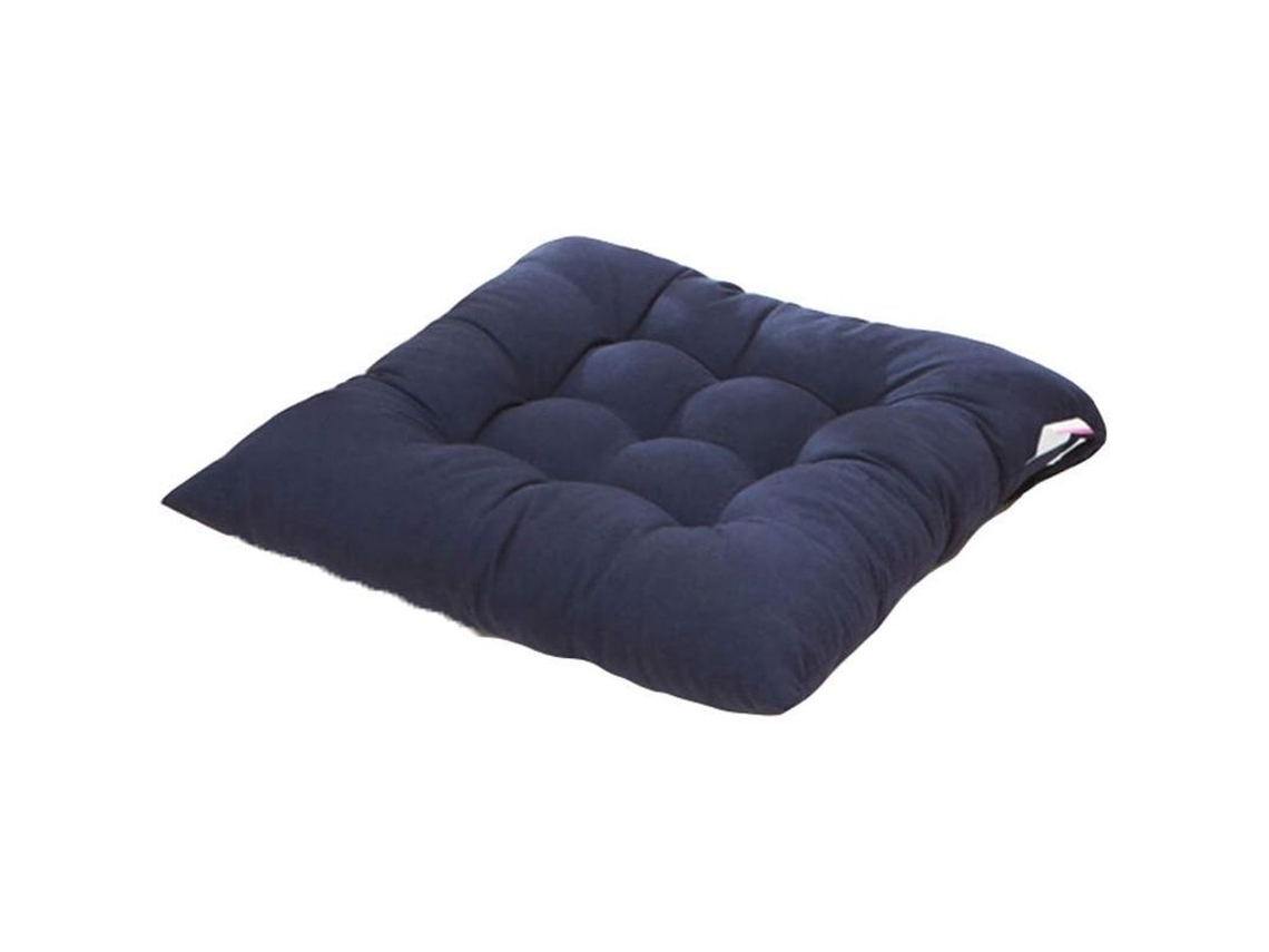 Cojines Decorativos De Silla Cojín Para Silla De Jardim Cojines Antibacterianos Suaves 40x40cm Azul Marinho