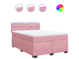 Box Spring Bed, Box Spring Beds Vidaxl Cor-de-rosa Veludo (160 X 200 Cm)