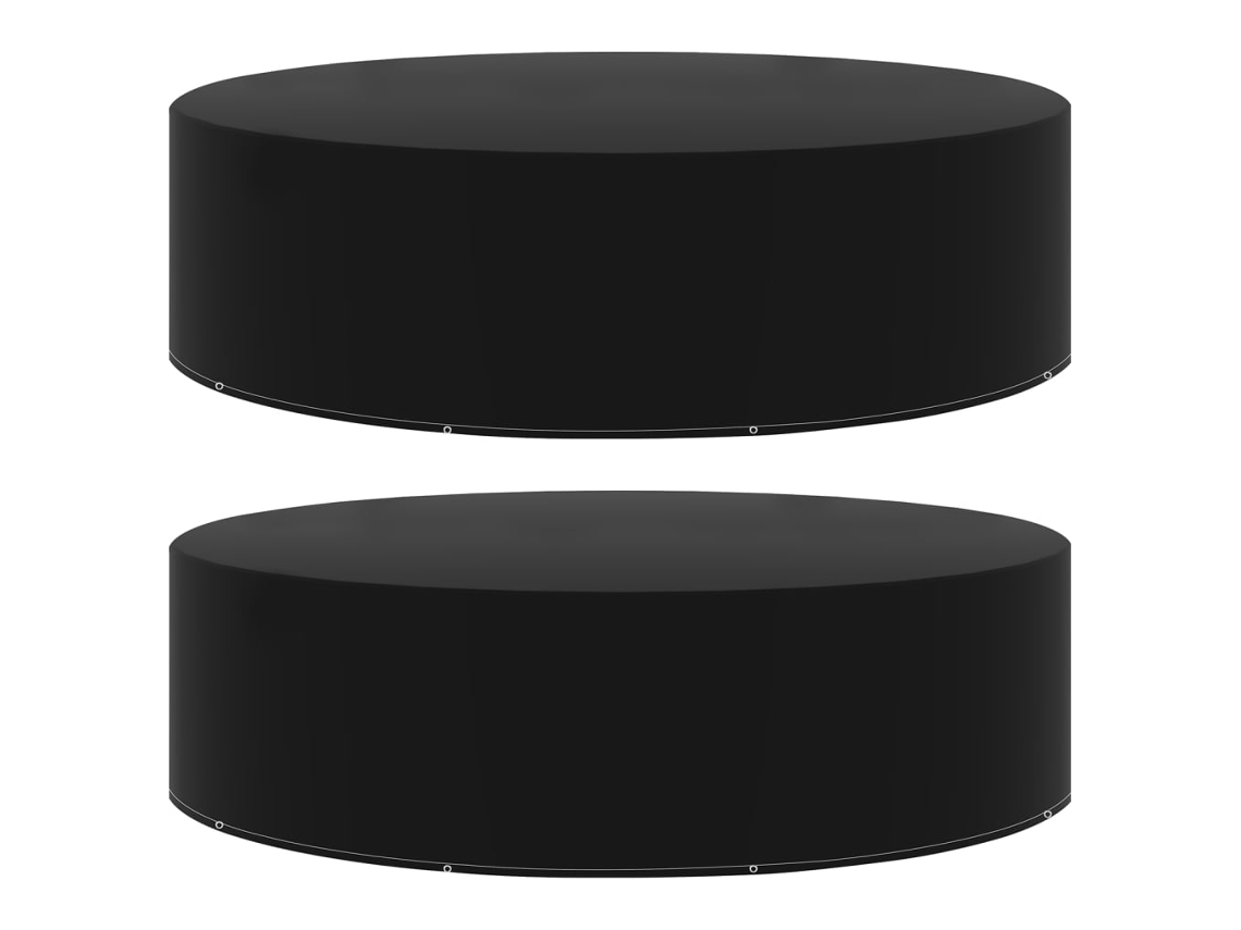 Vidaxl Capas Para Mobiliário De Jardim 2 Pcs Com 10 Ilhós 205x90 Cm