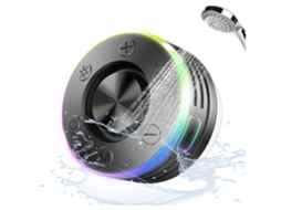 Alto-falante Bluetooth À Prova D'água Ipx7, Som Estéreo, Ventosa, Show De Luzes Led, Alto-falante Sem Fio Com Rádio Fm Para Chuveiro, Exteri
