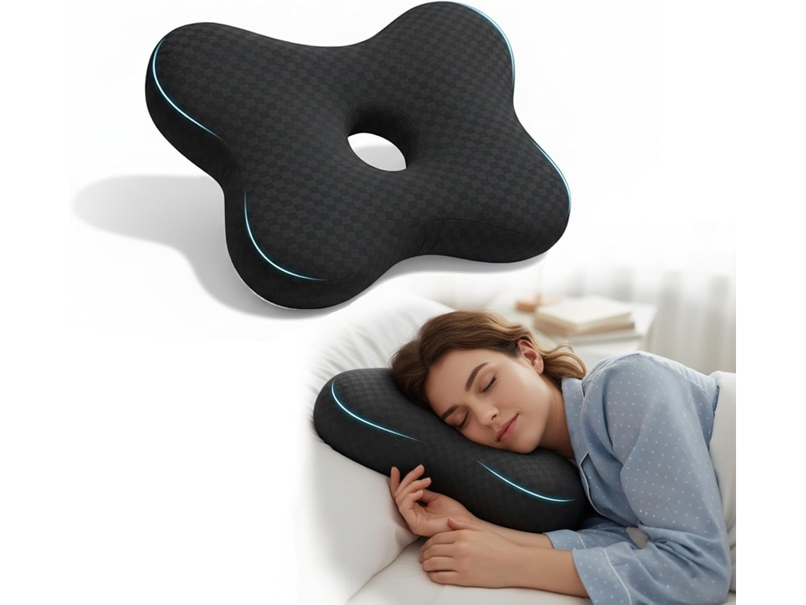 Protetores Auriculares para Orelhas Furadas Protetores Auriculares Protetores Auriculares para Dormir de Lado Preto MISSCA