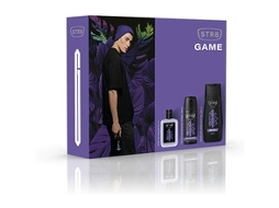 STR8 Game Gift Set Aftershave 50 Ml Deodorant 150 Ml And Shower Gel 250 Ml 50Ml