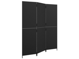 Room Divider, Room Dividers Vidaxl Preto Rattan / Vime (147 X 180 Cm)