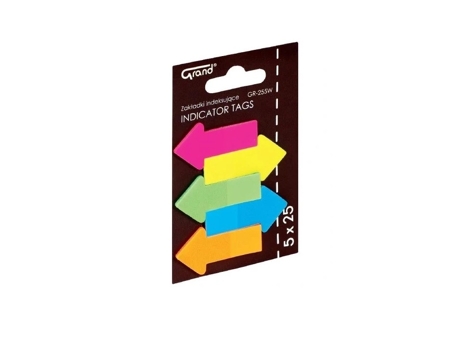 Marcadores De Página Indexáveis Gr 255w, 50 Unidades Grand