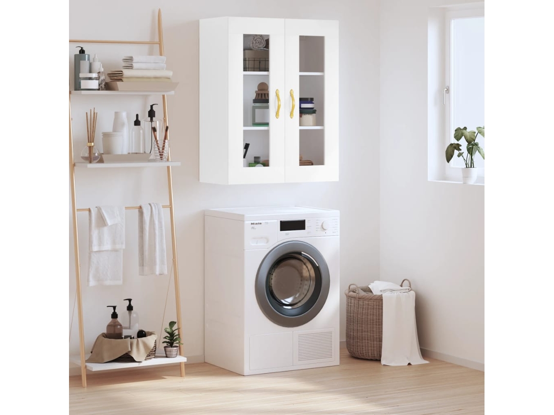 Vidaxl Armário De Parede 69,5x34x90 Cm Branco