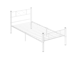Cama Dobrável Metal Branca 200x90cm, 88cm Altura. Cs