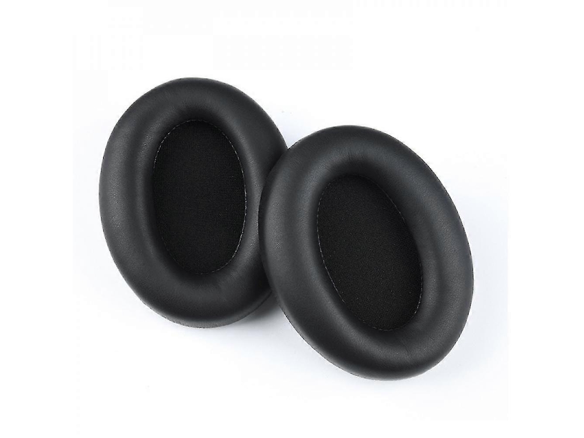 Almofadas Auriculares Para Fones De Ouvido Sem Fio Sony Wh-1000xm3, Almofadas De Reposição Em Couro Sintético Preto