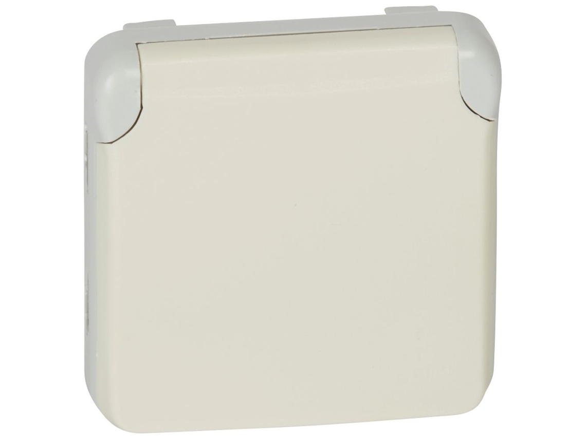 Plexo 2Pt Schuko Automático Branco Ref: 069640