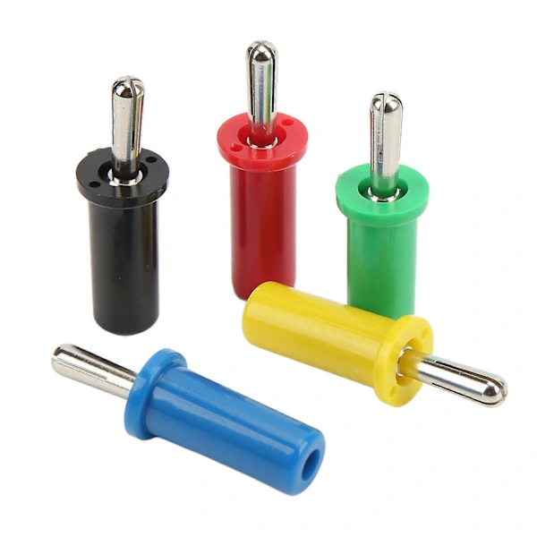 Conjunto De 10 Conectores Banana Com Ranhura Cruzada, Soldados E Empilháveis, Para Acessórios De Segurança